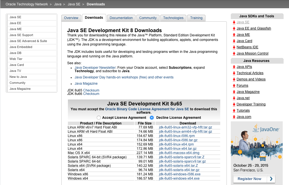 where does oracle install java on mac